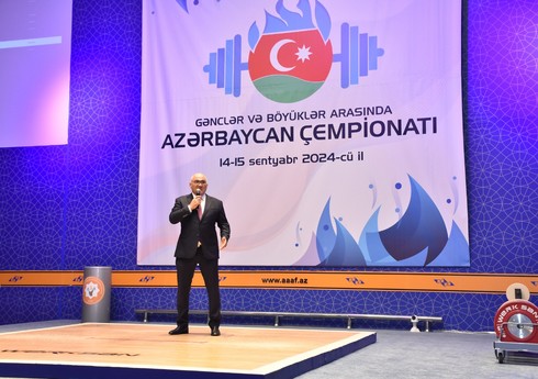 Ağırlıqqaldırma üzrə Azərbaycan çempionatı və birinciliyinin açılış mərasimi keçirilib