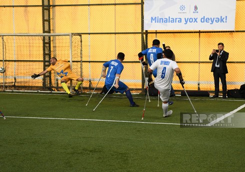ANAMA və AFFA-nın təşkilatçılığı ilə amputant futbolçular arasında oyun keçirilib