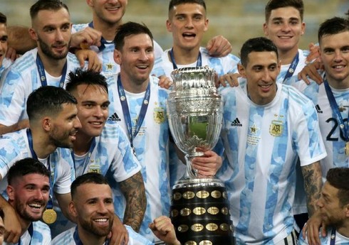 Argentina millisi Amerika Kubokunun qalibi olub