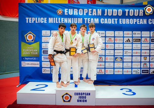 Avropa Kuboku: Azərbaycanın yeniyetmə cüdoçuları medal sayına görə ikinci olub