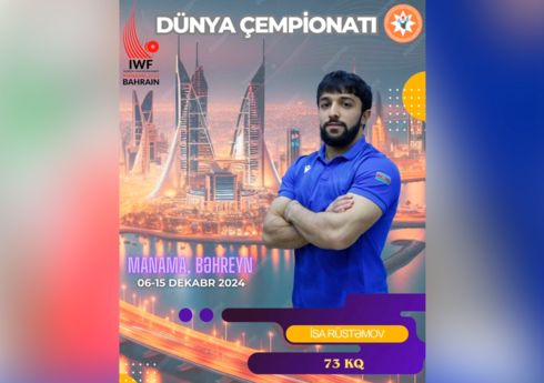 Azərbaycan ağırlıqqaldıranı Bəhreyndə keçirilən dünya çempionatında çıxış edib