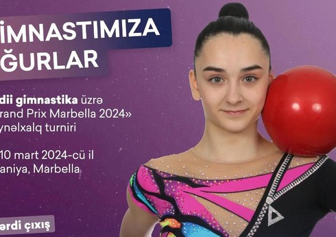 Azərbaycan bədii gimnastı İspaniyadakı turnirdə çıxış edəcək