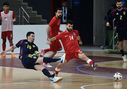 Azərbaycan futzal millisinin üzvü: "İsveçlə oyunda diqqətsizlikdən qollar buraxdıq"