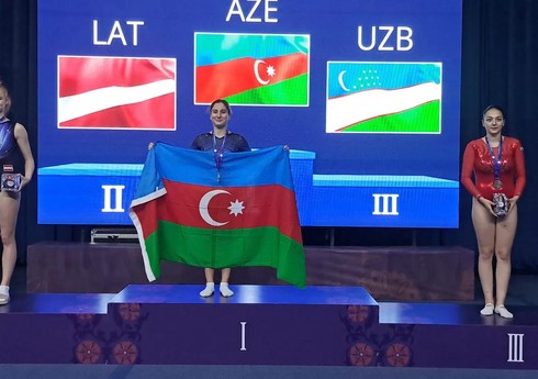 Azərbaycan gimnastları beynəlxalq turnirdə 3 medal qazanıblar