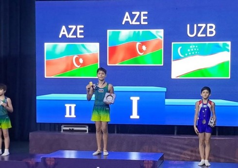 Azərbaycan gimnastları beynəlxalq turnirdə növbəti medallara sahib olublar