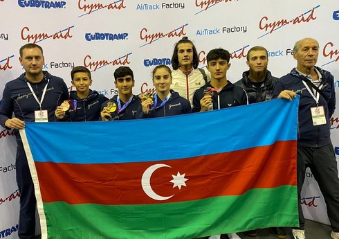 Azərbaycan gimnastları Böyük Britaniya çempionatında 4 medal qazanıblar