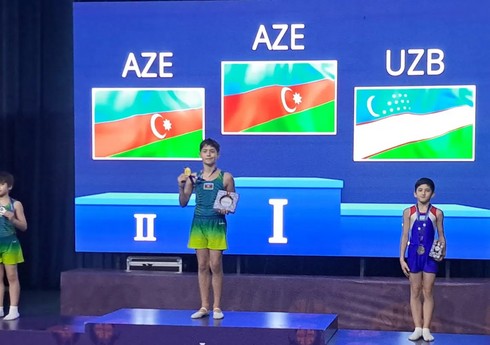 Azərbaycan gimnastları Özbəkistandakı turnirdə daha dörd medal qazanıblar