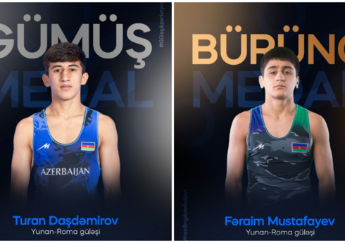 Azərbaycan güləşçiləri dünya çempionatında daha 2 medal qazanıblar