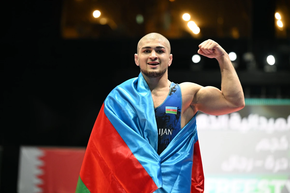 Azərbaycan güləşçisi İslam Oyunlarında qızıl medal qazanıb