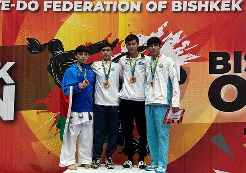 Azərbaycan karateçiləri Qırğızıstanda keçirilən beynəlxalq turnirdə 3 medal qazanıblar