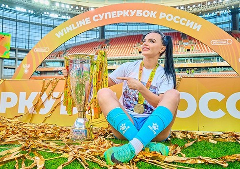 Azərbaycan millisinin üzvü: "Rusiya Superkubokunu qazandığıma görə çox sevincliyəm"
