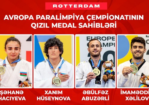 Azərbaycan paraatletləri Avropa çempionatını 13 medalla başa vurublar