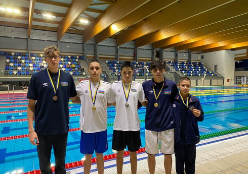 Azərbaycan üzgüçüləri beynəlxalq turnirdə 4 qızıl, 1 gümüş medal qazanıblar