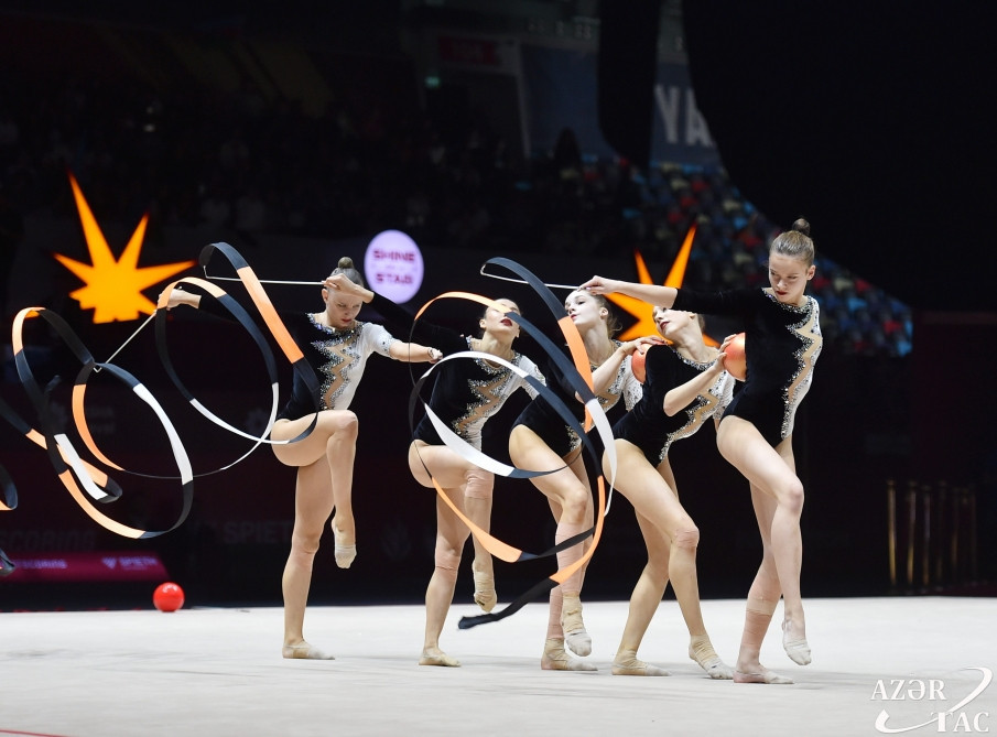 Azərbaycanın bədii gimnastika üzrə qrup hərəkətləri komandası Avropa çempionu olub - FOTO