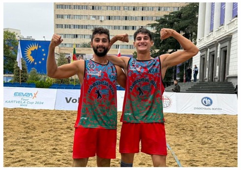 Azərbaycanın çimərlik voleybolçuları Ermənistan təmsilçilərini məğlub ediblər