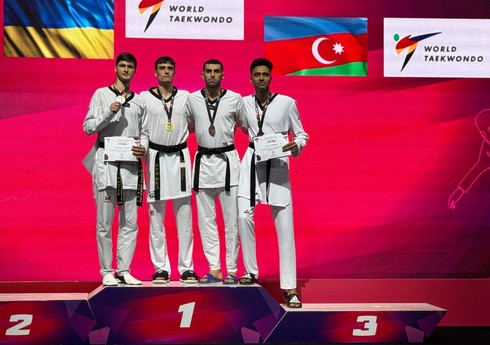Azərbaycanın daha üç taekvondoçusu Türkiyədə medal qazanıb