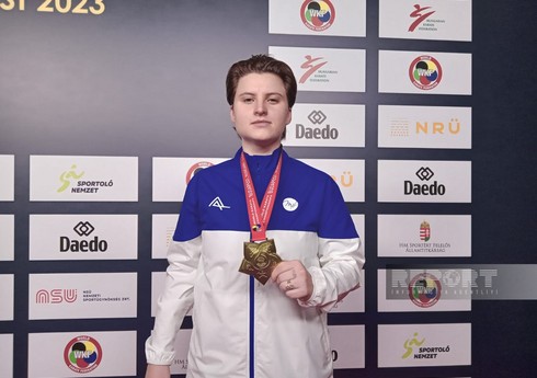 Azərbaycanın parakarateçisi dünya çempionatında qızıl medal qazanıb