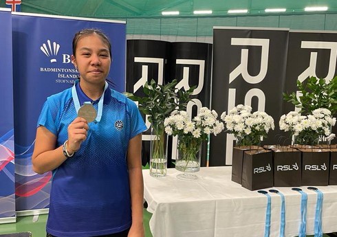 Azərbaycanın qadın badmintonçusu beynəlxalq turnirdə medal qazanıb
