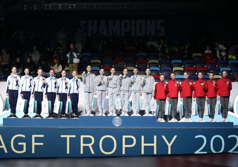 Azərbaycanın qrup komandası Bakıdakı "AGF Trophy" turnirində qızıl medal qazanıb