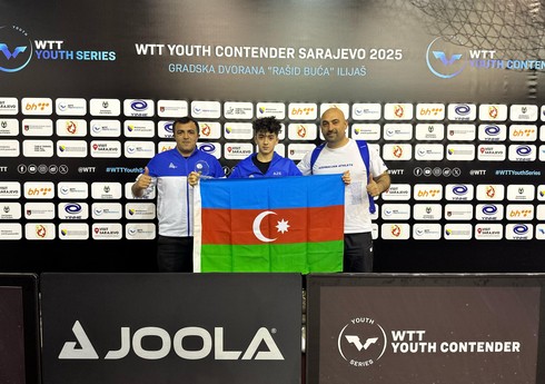 Azərbaycanın stolüstü tennisçisi beynəlxalq turnirin mükafatçısı olub