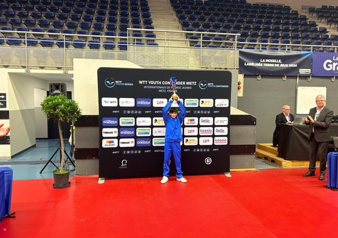 Azərbaycanın stolüstü tennisçisi Fransada beynəlxalq turnirin qalibi olub