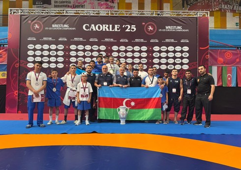 Azərbaycanın yunan-Roma güləşi üzrə millisi İtaliyada Avropa çempionu olub