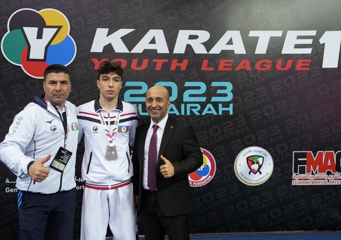 Azərbaycanlı karateçi Karate1 Youth League turnirində gümüş medal qazanıb