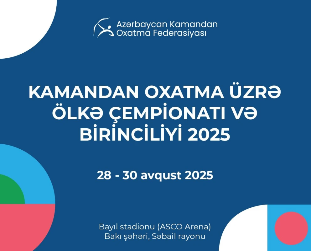 Bakıda Kamandan Oxatma üzrə Ölkə Birinciliyi və Çempionatı keçiriləcək - FOTO