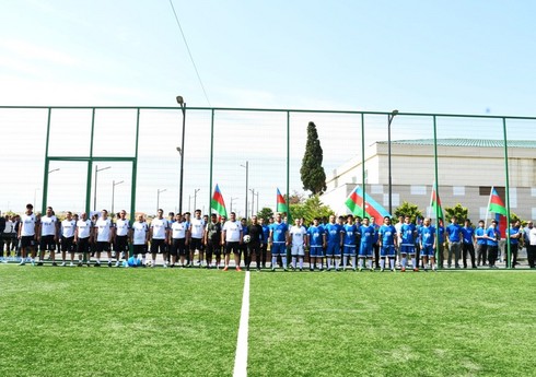 BŞİH və RİİB əməkdaşları arasında minifutbol üzrə yoldaşlıq görüşü olub