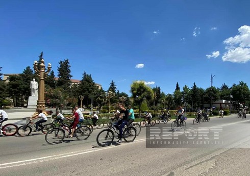 Cəlilabadda 3 İyun - Dünya Velosiped Gününə həsr olunmuş veloyürüş keçirilib