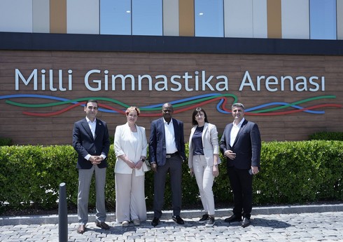 Çadın gənclər və idman naziri Milli Gimnastika Arenası ilə tanış olub