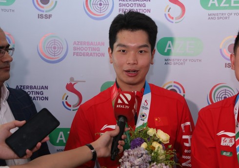 Cunhuy Liu: "Dünya çempionatında hər şey yüksək səviyyədə təşkil olunub"