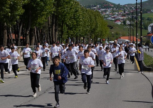 Gədəbəy “Yaşıl marafon" qaçışı keçirilib