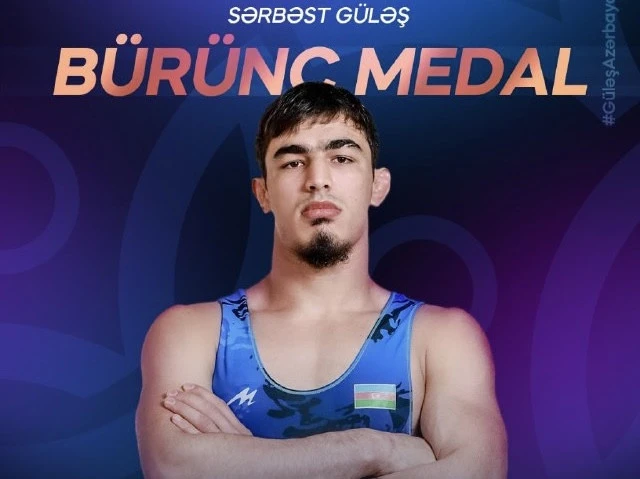 Güləşçimiz dünya üçüncüsü olub