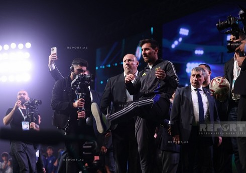 Lionel Messi Bakıya səfəri ilə bağlı sosial şəbəkə hesabında paylaşım edib