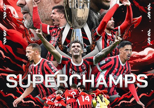 "Milan" "İnter"i məğlub edərək İtaliya Superkubokunun qalibi olub