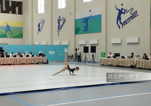 Neftçalada aerobika gimnastikası üzrə 8-ci ölkə çempionatı başlayıb