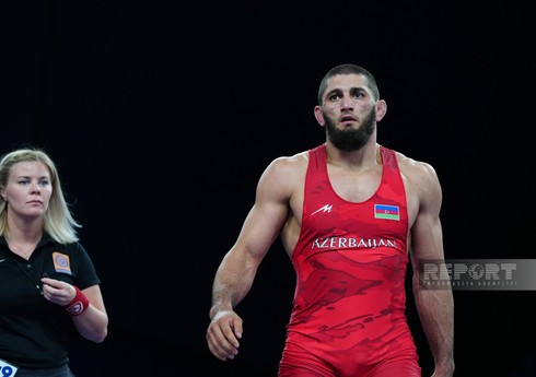 Paris-2024: Azərbaycanın sərbəst güləşçisi 1/4 finala yüksəlib