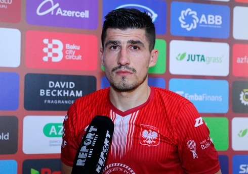 Polşa millisinin futbolçusu: “Ümid edirəm ki, növbəti yarışlarda da təşkilatçılıq Azərbaycandakı kimi olacaq”