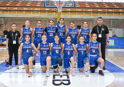 Qadın basketbolçuların Avropa çempionatında Azərbaycan millisi ikinci olub
