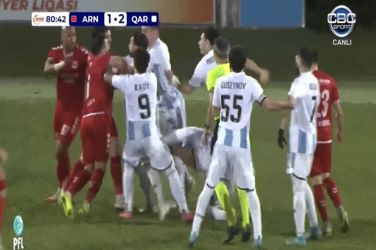 “Qarabağ” “Araz-Naxçıvan” görüşündə gərginlik - dava düşdü