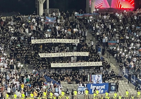"Qarabağ"ın oyununda azarkeşlərin iştirakı ilə sükut olub