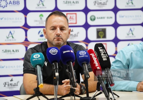 "Şkendiya"nın baş məşqçisi: "Bizi "Qarabağ"a qarşı çətin oyun gözləyir"