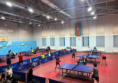 Stolüstü tennis üzrə ölkə kubokunda komanda yarışları başa çatıb