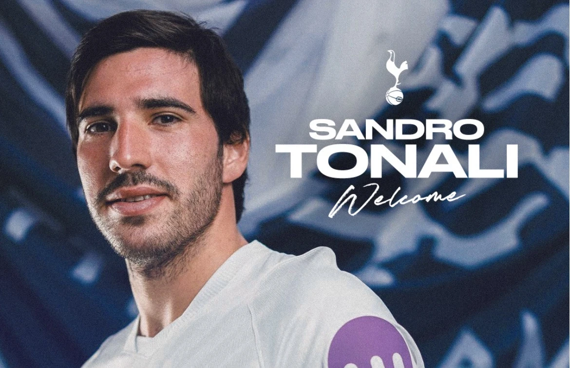 Tonali rəsmən “Tottenhem”də