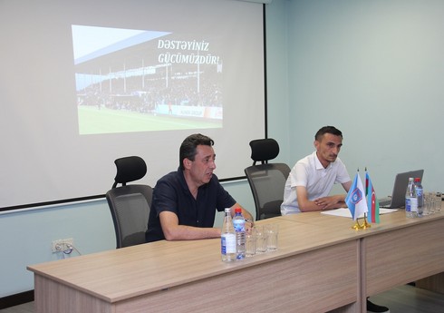 “Turan Tovuz”  klubunun İdarə Heyətinin sədri azarkeşlərlə görüşüb