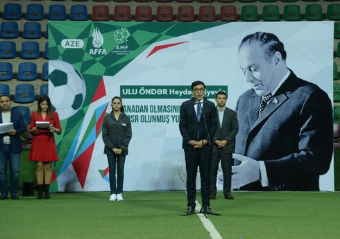 Ulu Öndər Heydər Əliyevin 100 illik yubileyinə həsr olunmuş turnirə start verilib